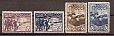 СССР, 1938, №602-05, Снятие полярников, серия из 4-х марок...-миниатюра